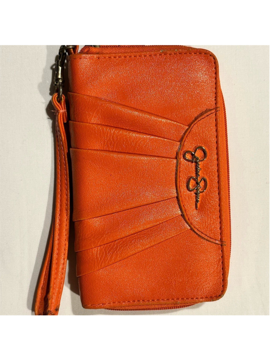 Jessica Simpson Handbags - Jessica Simpson Wallet Womens One Size Orange Zip-Around Wristlet